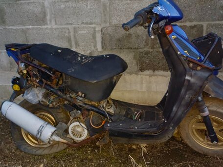2000 Yamaha BWs, синий, 35000 рублей, вид 1