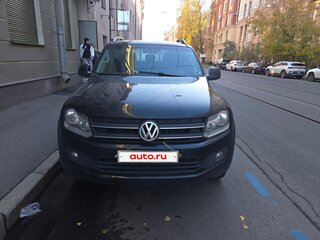 2012 Volkswagen Amarok Double Cab full-time I, чёрный, 1600000 рублей, вид 2