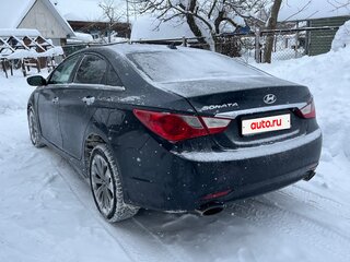 2010 Hyundai Sonata VI (YF), синий, 950000 рублей, вид 4