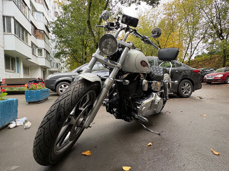 2007 Harley-Davidson Dyna Low Rider, белый, 700000 рублей, вид 4