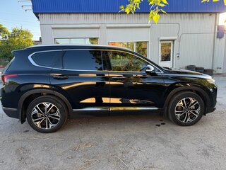 2018 Hyundai Santa Fe IV, чёрный, 3100000 рублей, вид 5