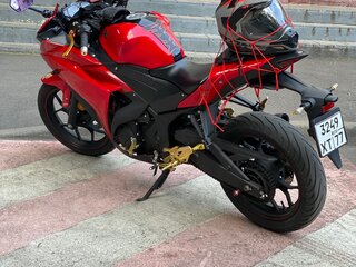 2016 Yamaha YZF-R3, красный, 480000 рублей, вид 4