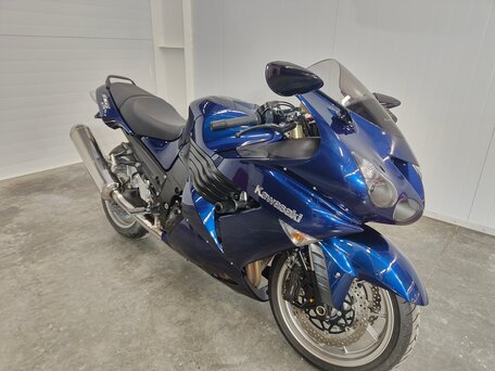 2007 Kawasaki ZZR 1400, синий, 599000 рублей, вид 2