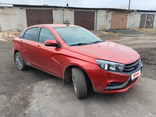 2018 Lada (ВАЗ) Vesta I, красный, 1100000 рублей, вид 2