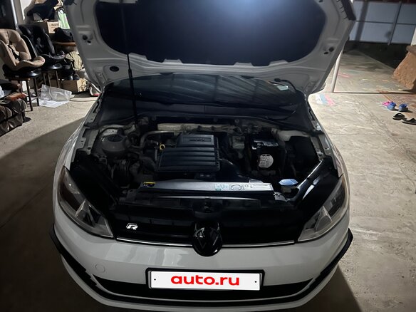 2014 Volkswagen Golf VII, белый - вид 14