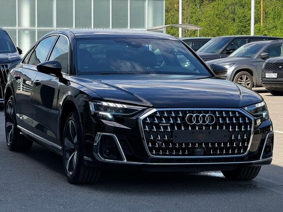 2025 Audi A8 Long 55 TFSI IV (D5) Рестайлинг, чёрный, 20000000 рублей - вид 1