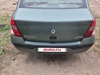 2004 Renault Symbol I Рестайлинг, зелёный, 120000 рублей, вид 3