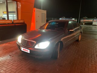 2003 Mercedes-Benz S-Класс 350 Long IV (W220) Рестайлинг, чёрный, 500000 рублей, вид 2