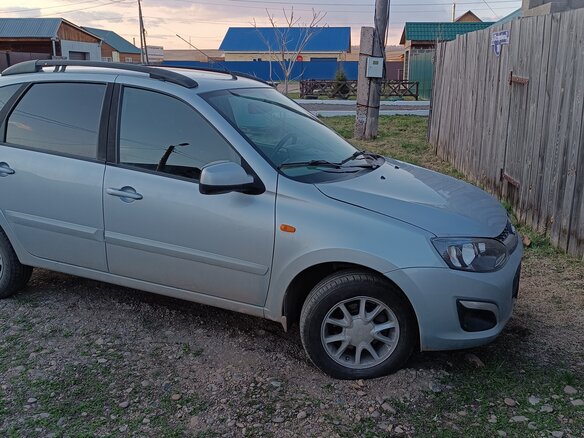 2013 Lada (ВАЗ) Kalina II, голубой, 550000 рублей - вид 3