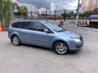 2007 Ford Focus II, голубой, 490000 рублей, вид 2