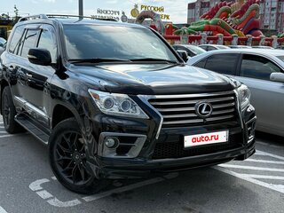 2012 Lexus LX 570 III Рестайлинг, чёрный, 4200000 рублей, вид 3