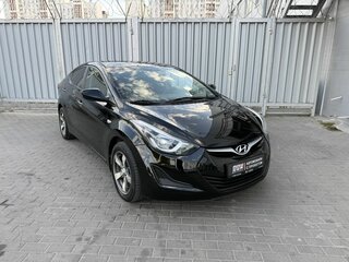 2015 Hyundai Elantra V (MD) Рестайлинг, чёрный, 1095000 рублей, вид 3