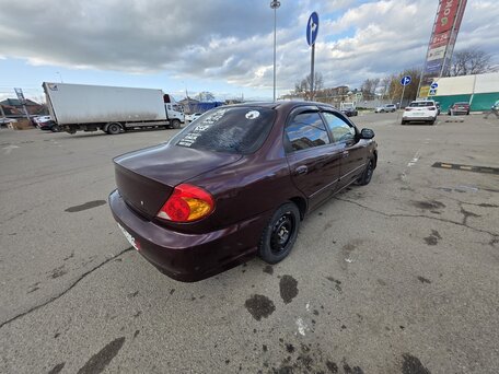 2008 Kia Spectra I Рестайлинг 2, красный, 280000 рублей, вид 5