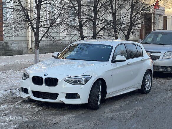 2014 BMW 1 серии 116i II (F20/F21), белый, 1155000 рублей