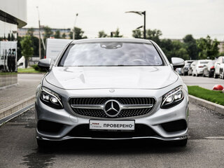 2015 Mercedes-Benz S-Класс 500 VI (W222, C217), серебристый, 4895644 рублей, вид 4