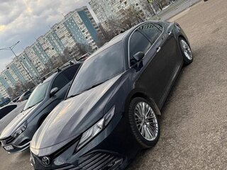 2021 Toyota Camry VIII (XV70) Рестайлинг, чёрный, 2900000 рублей, вид 5