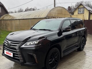 2019 Lexus LX 570 III Рестайлинг 2, чёрный, 7450000 рублей, вид 2
