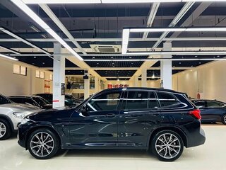 2022 BMW X3 20i III (G01) Рестайлинг, чёрный, 4500111 рублей, вид 4