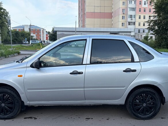 2012 Lada (ВАЗ) Granta I, серебристый - вид 6