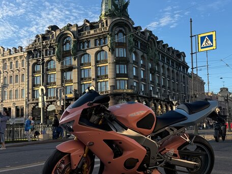 2005 Kawasaki ZX-6R Ninja, розовый, 490000 рублей, вид 1