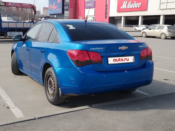 2009 Chevrolet Cruze I, синий, 570000 рублей - вид 5