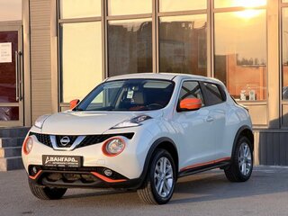 2015 Nissan Juke I Рестайлинг, белый, 1380000 рублей, вид 5
