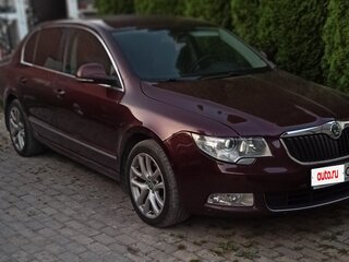 2012 Skoda Superb II, пурпурный, 1250000 рублей, вид 3
