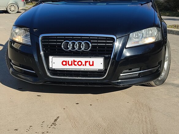 2012 Audi A3 II (8P) Рестайлинг 2, чёрный, 850000 рублей - вид 1