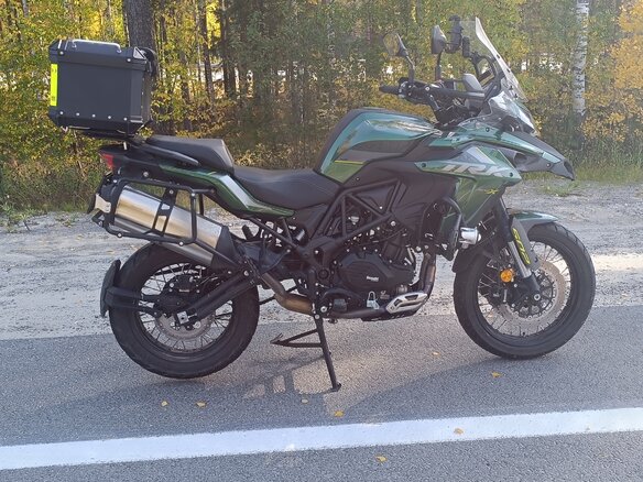 2024 Benelli TRK 502 X, зелёный, 550000 рублей - вид 4