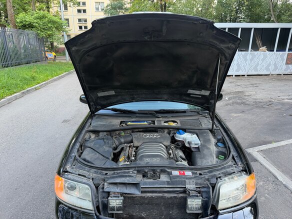 2004 Audi A6 II (C5) Рестайлинг, чёрный - вид 13