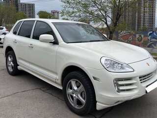 2008 Porsche Cayenne S I Рестайлинг (957), белый, 1700000 рублей, вид 1