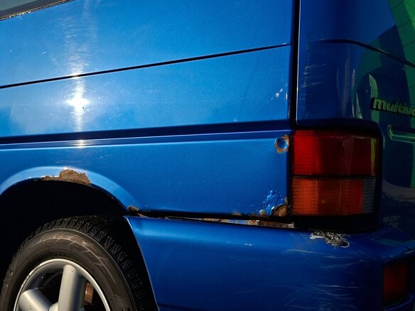2001 Volkswagen Multivan T4, синий, 700000 рублей - вид 3