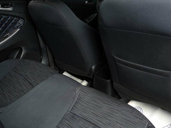 2016 Hyundai Solaris I Рестайлинг, синий, 979000 рублей - вид 8