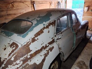 1956 ГАЗ М-20 «Победа», бежевый, 90000 рублей, вид 5