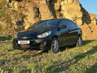2013 Hyundai Solaris I, чёрный, 750000 рублей, вид 2