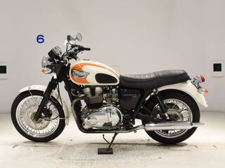2006 Triumph Bonneville T100, бежевый, 631000 рублей, вид 4