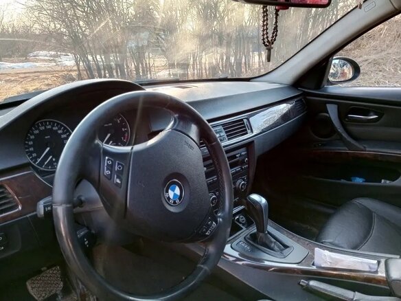 2007 BMW 3 серии 320i V (E90/E91/E92/E93), чёрный, 950000 рублей - вид 7
