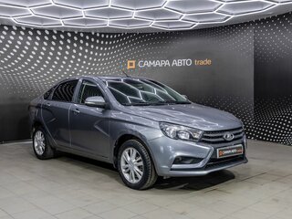 2015 Lada (ВАЗ) Vesta I, серый, 460000 рублей, вид 3