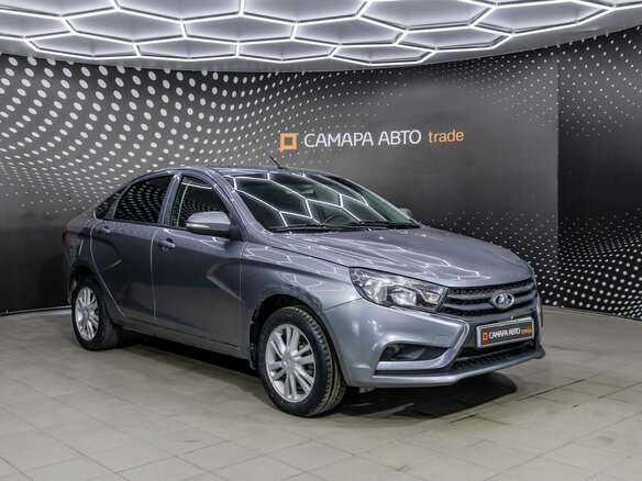 2015 Lada (ВАЗ) Vesta I, серый - вид 2