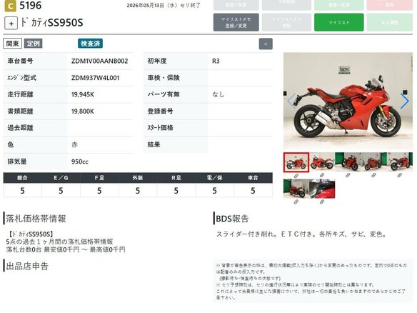 2021 Ducati Supersport, красный, 1199000 рублей - вид 8