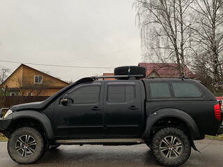 2008 Nissan Navara (Frontier) III (D40), чёрный, 1540000 рублей, вид 3