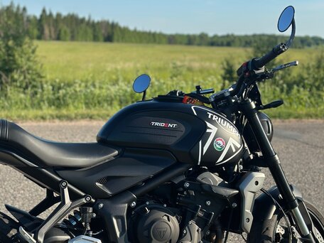 2022 Triumph Trident 660, чёрный, 870000 рублей, вид 4