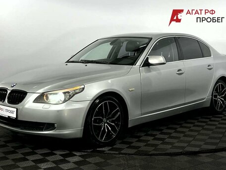 2007 BMW 5 серии 525i V (E60/E61) Рестайлинг, серый, 1050000 рублей, вид 2