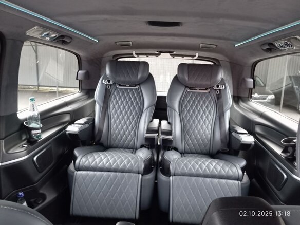 2019 Mercedes-Benz V-Класс Extra Long 300 d экстра длинный III (W447) Рестайлинг, серебристый, 6967782 рублей - вид 6