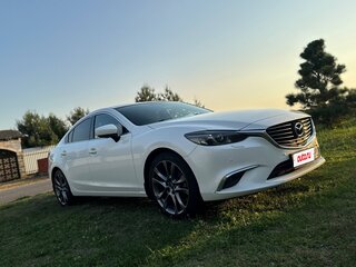 2018 Mazda 6 III (GJ) Рестайлинг, белый, 2400000 рублей, вид 2