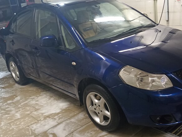 2008 Suzuki SX4 I (Classic), синий, 435000 рублей - вид 6
