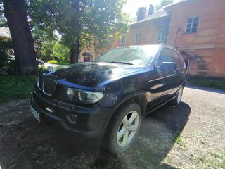 2005 BMW X5 4.4i I (E53) Рестайлинг, чёрный, 1000000 рублей, вид 3