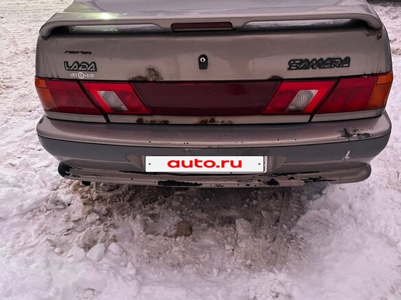 2007 Lada (ВАЗ) 2115, серый, 150000 рублей - вид 9