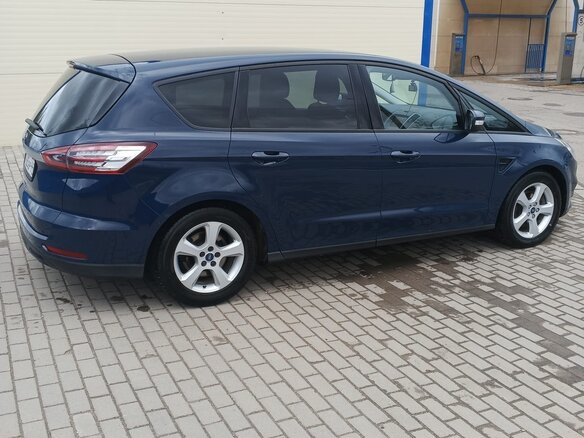 2016 Ford S-MAX S&S II, синий, 1400000 рублей - вид 1