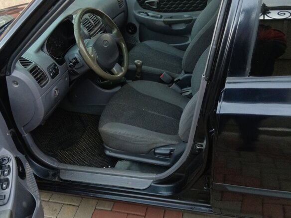 2008 Hyundai Accent ТагАЗ II, чёрный, 350000 рублей - вид 5